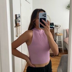 Aritzia Sculpt Knit Halter Top